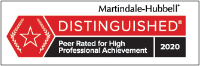 Ranked Distinguished by Martindale-Hubbell