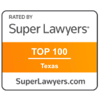 Named on the Top 100 Texas Super Lawyers list by Super Lawyers®