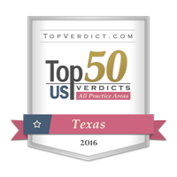 Top 50 verdicts in Texas 2016.