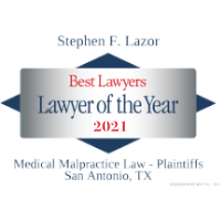 Named ‘Lawyer of the Year’ in Medical Malpractice Law - Plaintiffs, San Antonio in 2018 and 2021 by Best Lawyers®